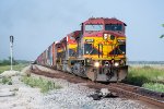 KCSM 4549 approaches the end of the siding at El Toro